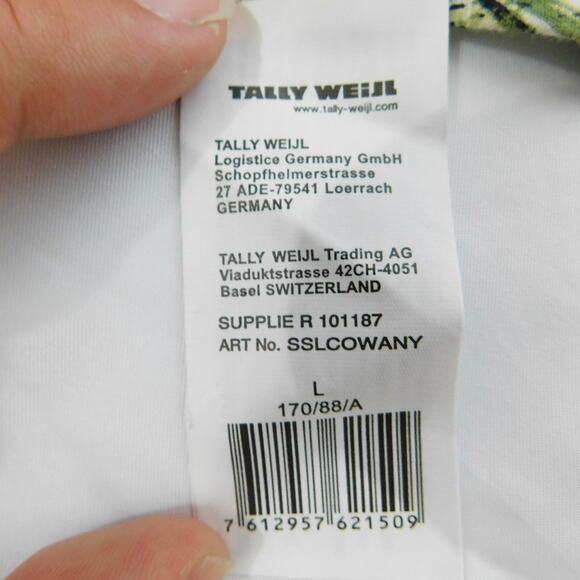 Tally Weijl Women's Juniors Tropical Print Crop Top Size Large - Picture 4 of 4